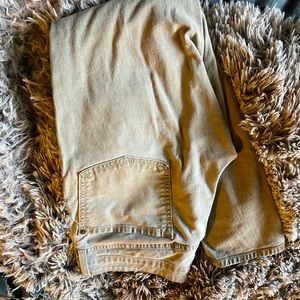 Vince jeans in grey with mustard overtone